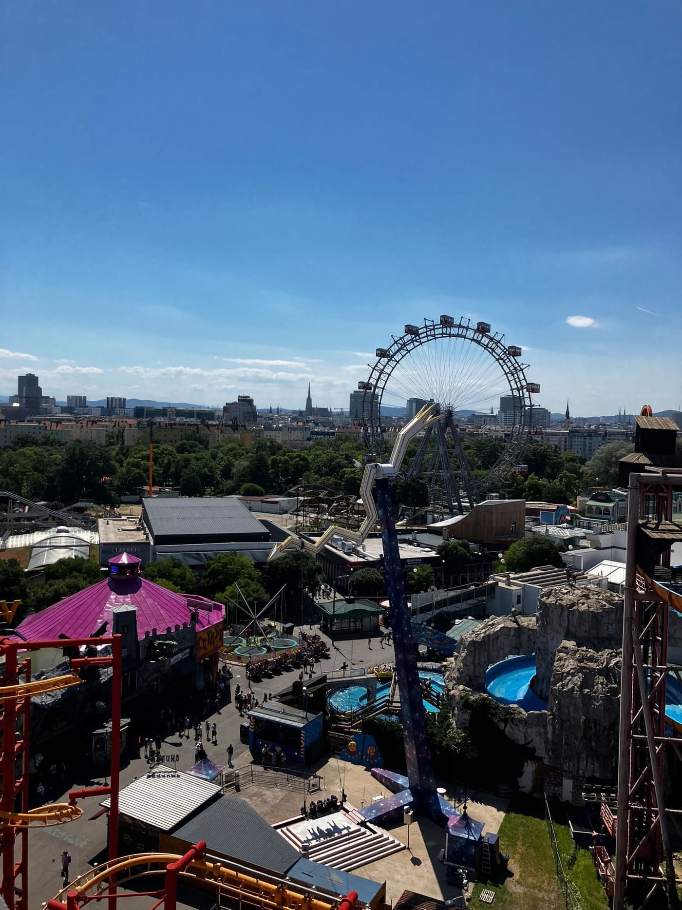 Wiener Prater mit Riesenrad